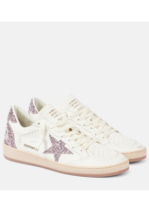 Golden Goose Ball Star glitter leather sneakers