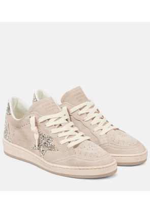 Golden Goose Ball Star glitter suede sneakers