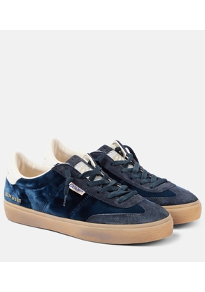 Golden Goose Soul Star velvet and suede sneakers