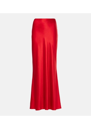 The Sei Silk satin maxi skirt