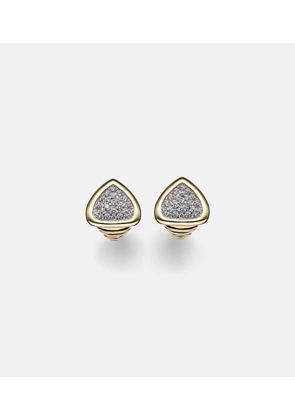Marina B Trisola 18kt gold earrings with diamonds