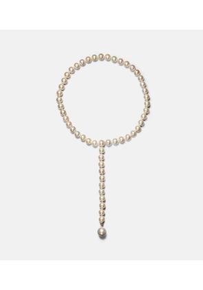 Sophie Bille Brahe La Belle 14kt gold necklace with pearls