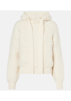 Jet Set Jennifer wool-blend hoodie