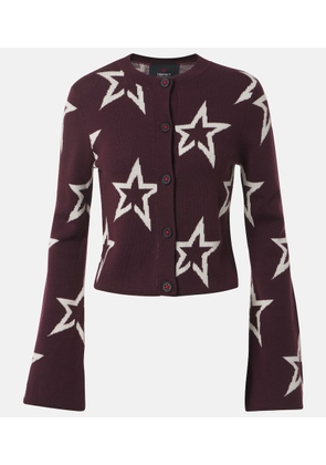 Perfect Moment Chalet printed wool cardigan