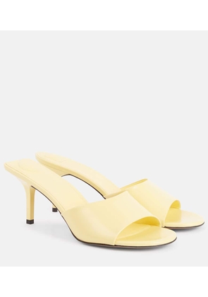 Jacquemus Cubisto 70 leather mules
