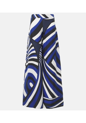 Pucci Iride silk twill palazzo pants