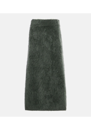 Lisa Yang Asta knitted cashmere midi skirt