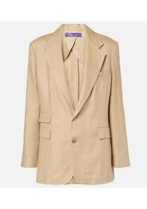 Ralph Lauren Collection Russel silk and linen blazer