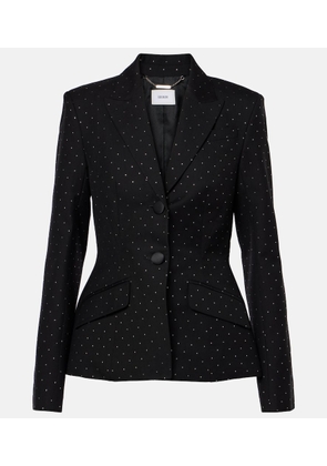 Erdem Polka-dot cotton and wool blazer