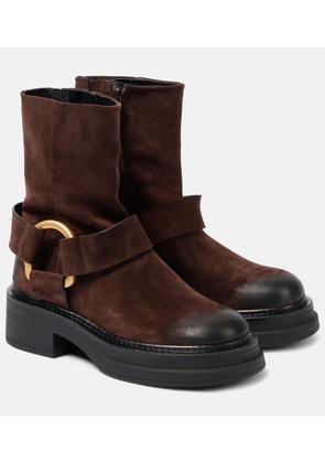 Dorothee Schumacher Suede Softness biker boots