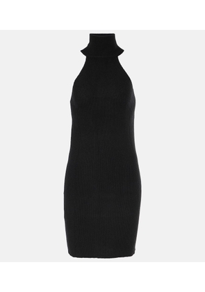 Lisa Yang Carmen ribbed-knit cashmere minidress