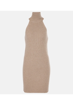 Lisa Yang Carmen ribbed-knit cashmere minidress