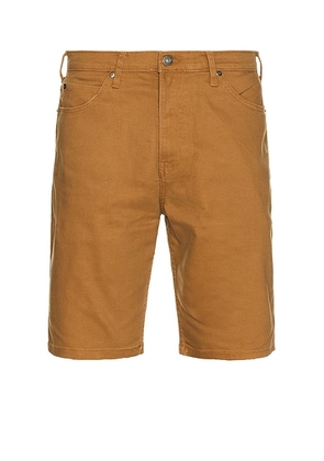 Dickies 11 Flex Duck Short in Brown Duck - Tan. Size 30 (also in 32).