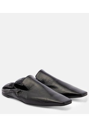 Toteme Leather slip-on shoes