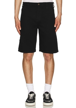 Dickies Denim Short in Black Denim - Black. Size 34 (also in 32).