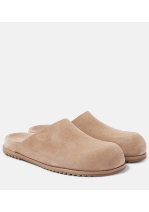 Rick Owens Granola suede mules