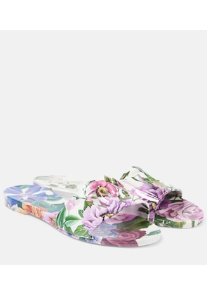 Dolce&Gabbana DG floral cutout sandals