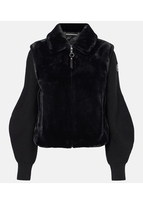 Fusalp Paige velour and wool jacket