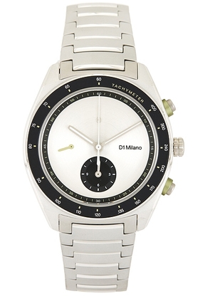 D1 Milano Cronografo 40mm Watch in Essential White - White. Size all.