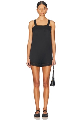 BODE Convertible Teddy Romper in Black - Black. Size L (also in ).