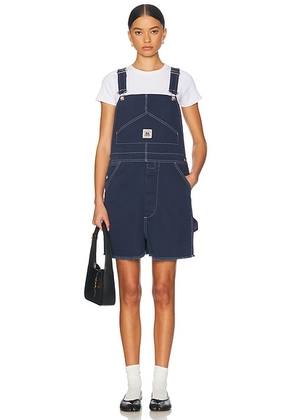 BODE Knolly Brook Overall Short in Dark Navy - Blue. Size L (also in M).