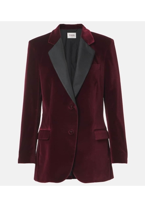 Tod's Cotton velvet blazer