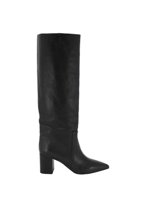 Paris Texas Ladies Black Anja 70mm Leather Boots