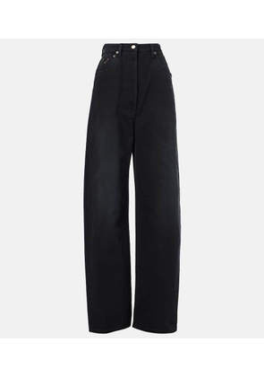 Prada High-rise wide-leg jeans