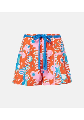 Poupette St Barth Chantal printed cotton shorts