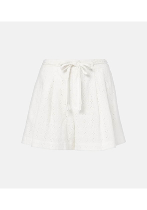 Poupette St Barth Chantal broderie anglaise cotton shorts