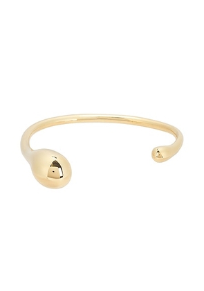 Bottega Veneta Collar Necklace in Yellow Gold - Metallic Gold. Size all.