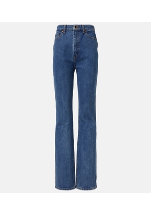 Khaite Danielle high-rise straight jeans