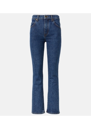 Khaite Vivian cropped bootcut jeans