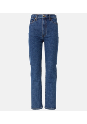 Khaite Abigail high-rise straight jeans