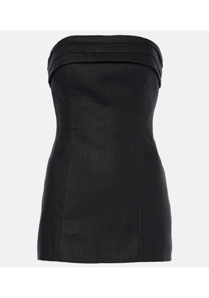 Faithfull Strapless linen top