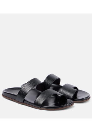The Row Hugh leather sandals