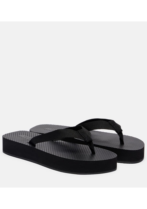 The Row Dune platform thong sandals