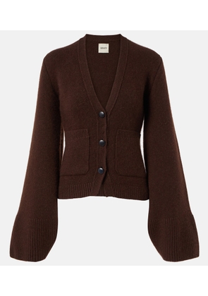 Khaite Scarlet cashmere cardigan