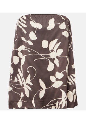 Faithfull Chambien floral off-shoulder top