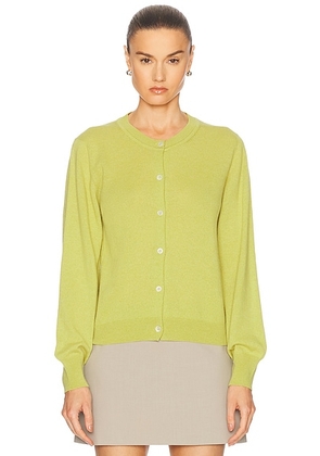 &Daughter Enya Cardigan in Lime Green - Green. Size M (also in XS, S).
