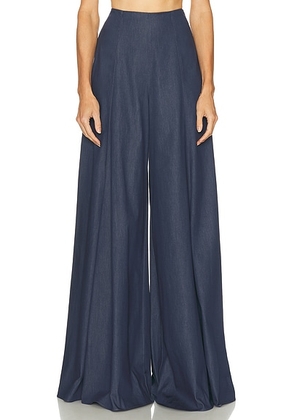 Carolina Herrera Palazzo Pant in Dark Navy - Navy. Size 4 (also in ).