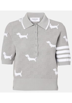 Thom Browne 4-Bar polo shirt