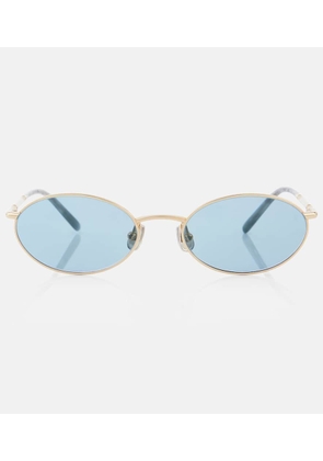 Brunello Cucinelli Timeless Reflections round sunglasses