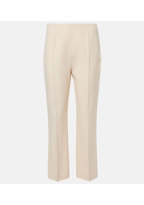 Prada High-rise sable slim pants