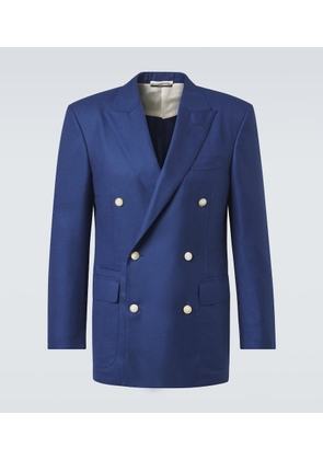 Dunhill Double-breasted cashmere blazer