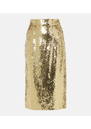 Dolce&Gabbana Sequined midi skirt