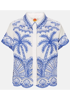 Farm Rio Richelieu cotton shirt