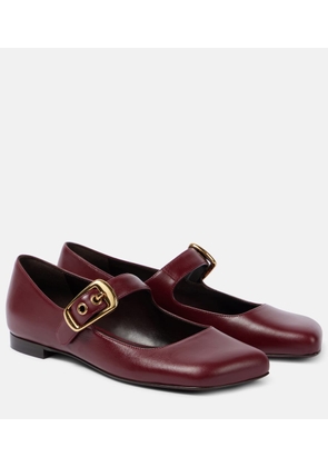 Chloe Polly leather Mary Jane flats