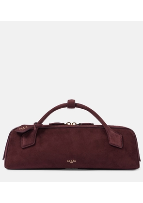 Alaia Le Teckel suede clutch
