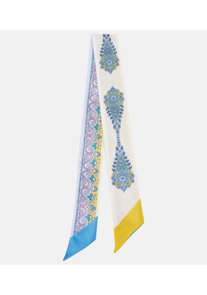 Etro Paisley silk scarf